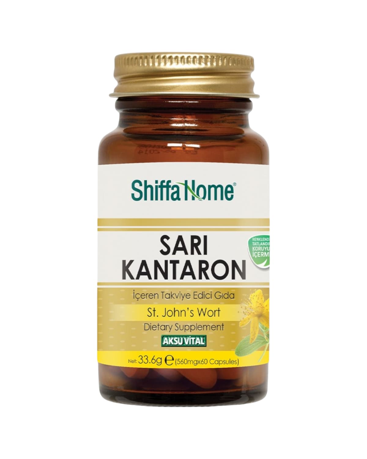 Shiffa Home Sarı Kantaron Kapsül (Hypericum Perforatum)