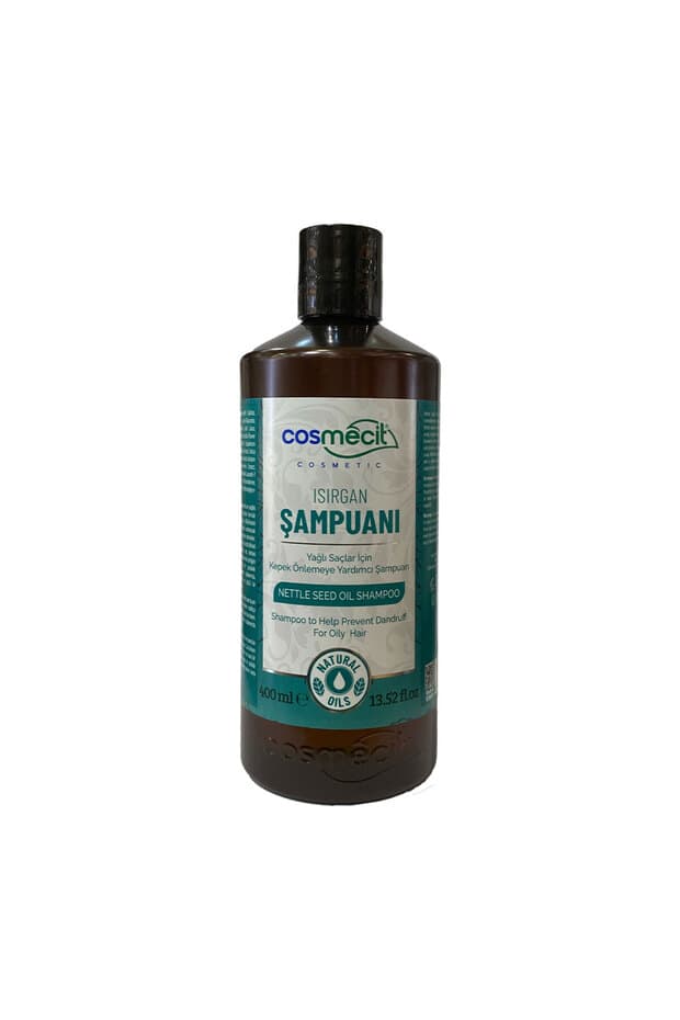 Cosmecit Doğal Isırgan Özlü Şampuan – Yağlı ve İnce Telli Saçlar İçin (400 ML)