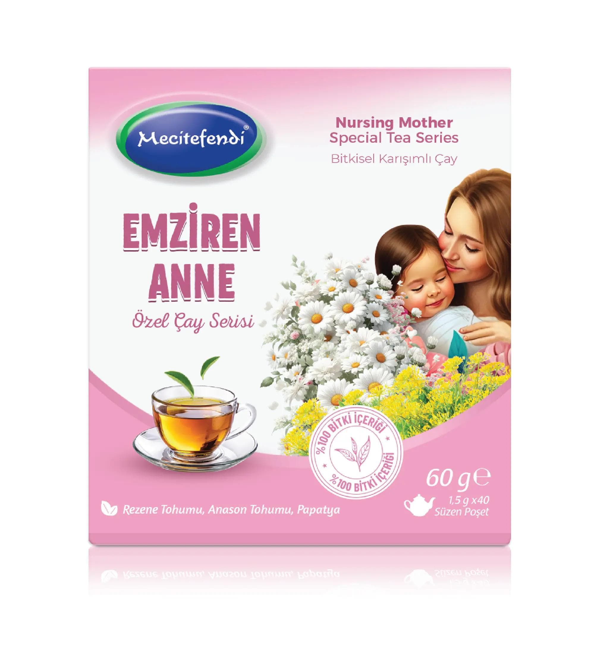 Mecitefendi Emziren Anne Çayı (Süzen Poşet 40'lı)