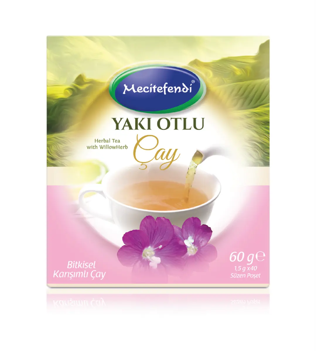 Mecitefendi Yakı Otlu Çay 40'lı Süzen Poşet Çay