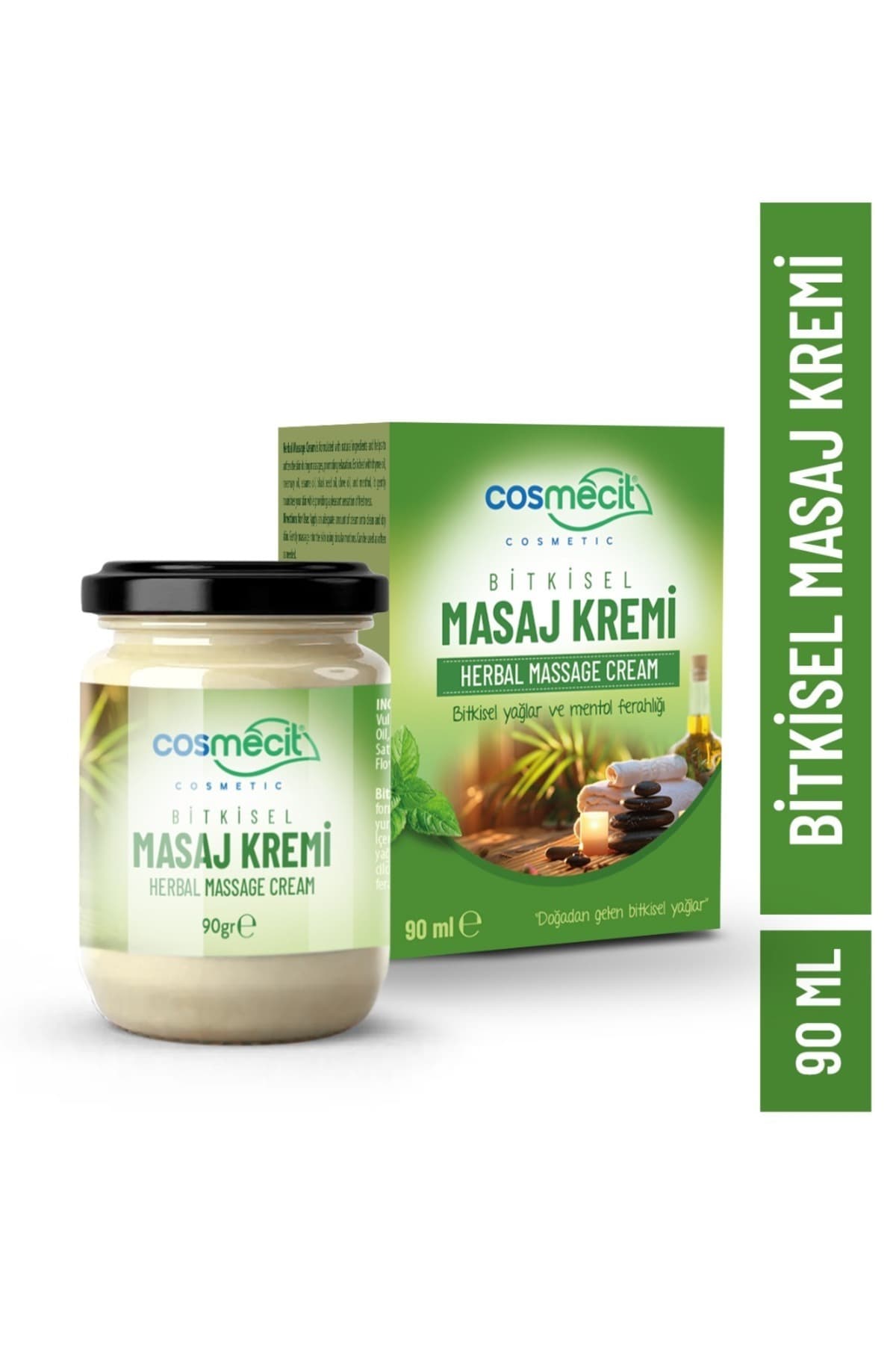 Cosmecit Bitkisel Masaj Kremi 90 gr - Doğal Rahatlatıcı Etki