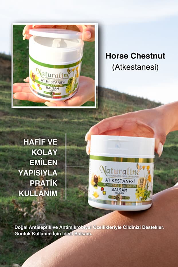 Naturaline At Kestanesi, Aynısefa ve Kantaron Özlü Rahatlatıcı Masaj Balsamı Krem - 500 ml