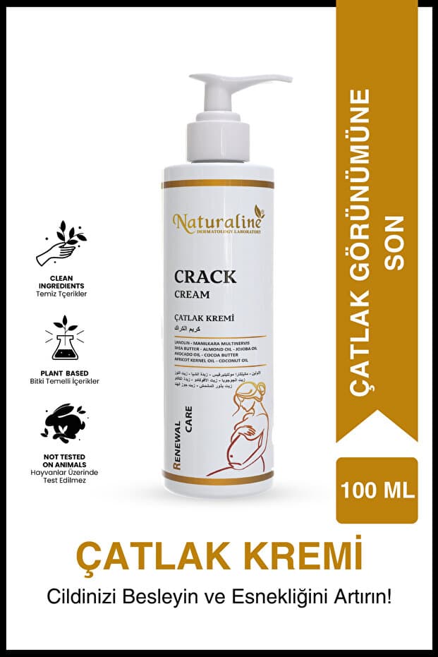 Naturaline Çatlak Karşıtı Bakım Kremi - Cilt Yenileyici ve Nemlendirici - 100 ml