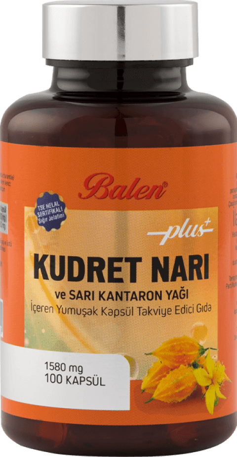 Balen Kudret Narı ve Sarı Kantaron Yağı İçeren Yumuşak (100) Kapsül