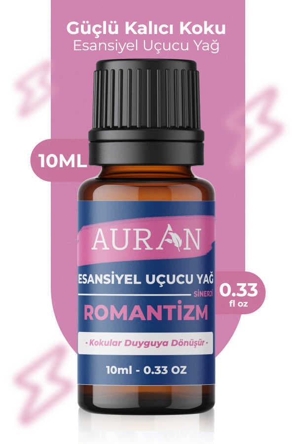 Auran Romantizm Afrodizyak Etkili Sinerji Uçucu Yağ Karışımı - Buhurdanlık ve Difüzör Yağı (10 ml)